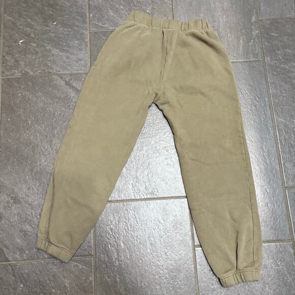 Oak + Fort Army Green Jogger Pockets Sweatpants XS Elastic Waist Heavyweight - Picture 8 of 8